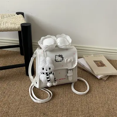 Women's Crossbody Bag, Multifunctional, School Style - 7
