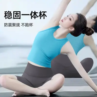 Kadın yoga seti, çok yönlü kombinable, gömlekli, koşu ve fitness için - 2