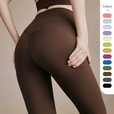 LULUXAIME Kadın Yoga Pantolonu, Kalça Kaldırıcı Fitness Pantolonu