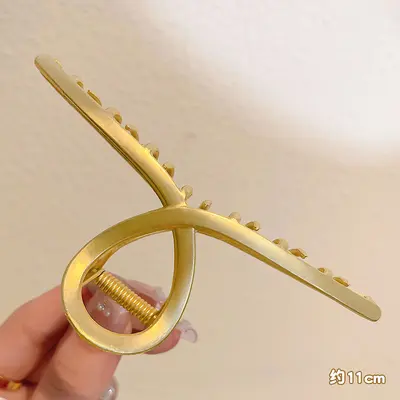 Haarklammer aus Metall mit Hai-Motiv, große Haarspange für den Hinterkopf, Internet-Star-Haarspange für Damen, Haarschmuck zum Großhandelspreis - 7