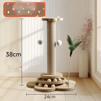 Wear-Resistant Sisal Cat Scratching Board and Post - 9