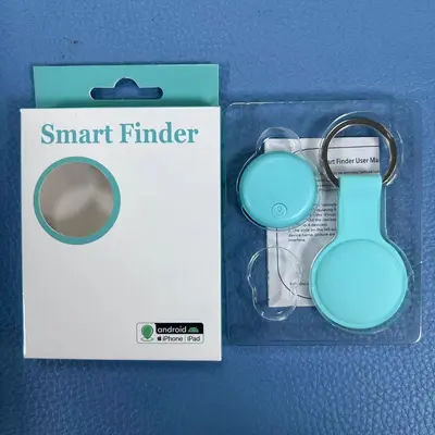 Bluetooth kayıp önleyici cihaz, yuvarlak anahtarlık kayıp önleyici bulucu, çift yönlü alarm, Android telefon kamera bulucu - 11