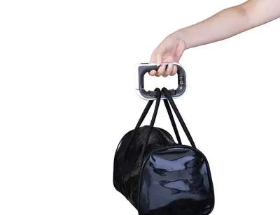 Yongheng Liangpin 50KG Taşınabilir Dijital Bagaj Tartısı Hediye Çantası LED Ekranı El Tipi Tartı Havaalanı Seyahat Tartısı - 7
