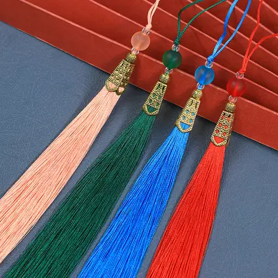 15 cm Pagoda Hat Tassel Necklace, Antique Style