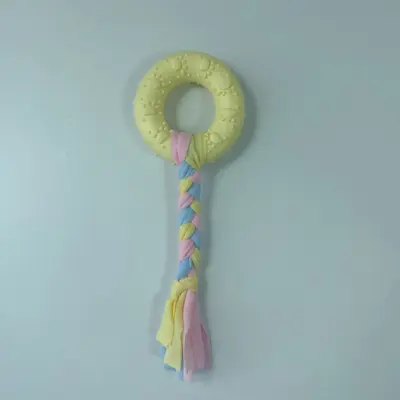 TPR Donut Chew Toy for Dogs, Teething and Dental Cleaning - 7