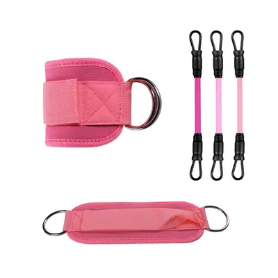 Fitness Ankle Strap Glute Resistance Band for Cable Machine Leg Training - 6