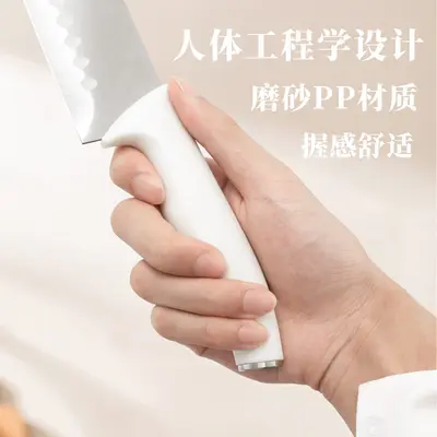 Yangjiang bıçak seti paslanmaz çelik mutfak bıçağı bıçak tutuculu mutfak bıçağı makas tek parça dropshipping beş parçalı set ücretsiz bıçak tutucu.