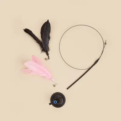 Cat Teaser Wand Toy with Strong Suction Cup for Self-Play - 3