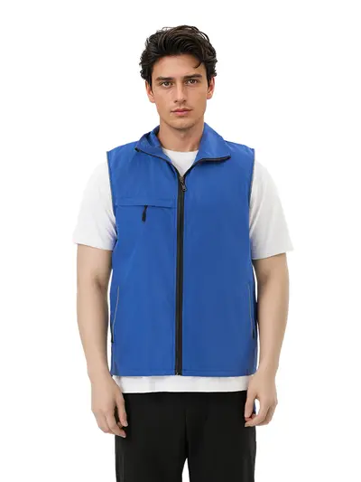 Multi-Pocket Volunteer Vest with Custom Printed Logo - 6