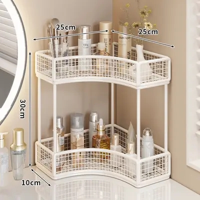 Cosmetic storage rack, multi-layer bathroom organizer - 11