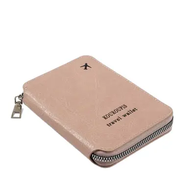 Passport Bag with Zipper, RFID Protection, Multifunctional