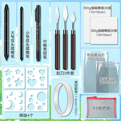 Ölmalstift-Set mit Anfänger-Werkzeugen