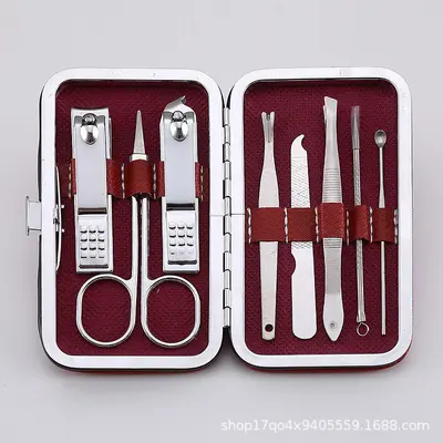 Nail and Pedicure Clipper Set, Stainless Steel, 7-Piece - 11