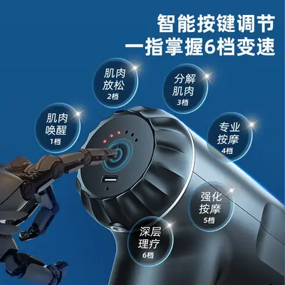定制筋膜枪按摩器电动肌肉放松震动解压家用颈膜抢仪礼品礼物静音