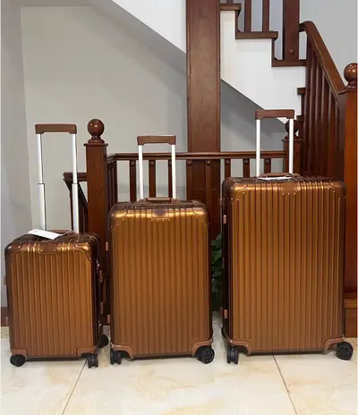 Rimowa Original Serisi Alüminyum-Magnezyum Alaşımlı Bavul Sürükleme Çantası Premium Hassas İşçilik Kabin Bavulu - 10