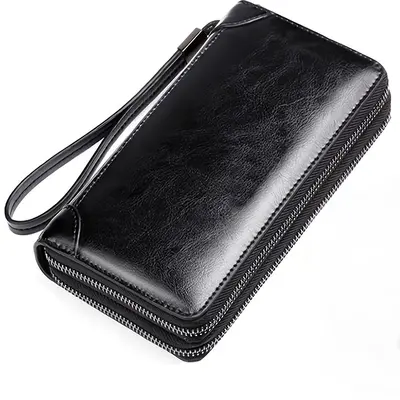 Men's Multifunctional Business Long Clutch Wallet - 7
