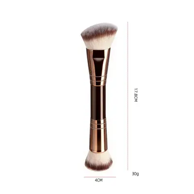 Large 5-Piece Dual-Head Makeup Brush Set with Foundation and Blush Brushes - 13