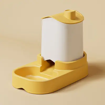 Mobiler Hunde-Wasserspender und Futternapf-Kombination - 11