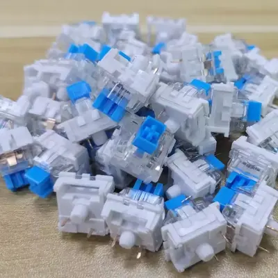 In-Stock Fast Shipping Dustproof Green Switch Clicky Segment Mechanical Keyboard Key Switch Stress Relief Toy Dustproof Cross Axis