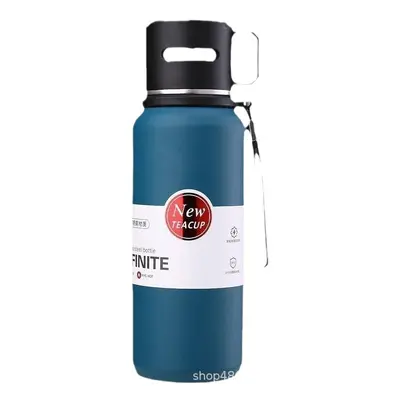 Men's Stainless Steel Thermos Cup, Large Capacity, with Handle and Tea Infuser - 6