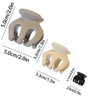 Bestselling Large Volume Pumpkin Hair Claw Clip Bun Hair Clip Women's Back Head High Ponytail Fixing Tool Bangs Clip