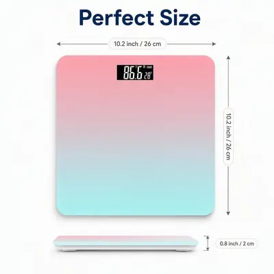 Human Body Scale Weight Scale Optional Rechargeable Health Scale LED Hidden Display Smart Home Colorful Mini Electronic Scale Factory