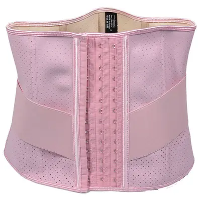 Breathable rubber waist belt, 24 cm, body shaping - 7
