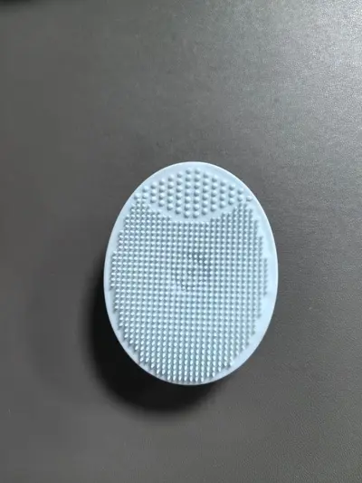 Baby silicone shampoo brush, dandruff removal comb, baby massage brush, bath brush, girl's face washing brush - 8