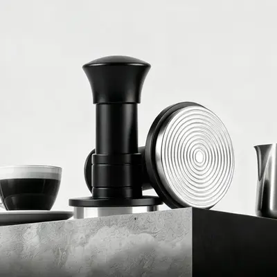 Итальянский ударный темпер для кофе с постоянным давлением, тройной пружиной, флеш-распределитель кофе, пружинный темпер прессового типа