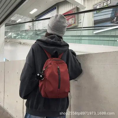 Neuer Frühlings-Rucksack für Mädchen, leicht und kompakt, Tagesrucksack für Shopping und Schule, für Jungen-Schüler, iPad-Tablet-Tasche, kleiner Rucksack - 13