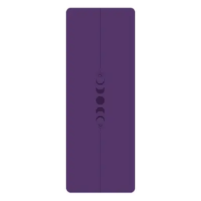 Thick Non-Slip Rubber PU Yoga Mat, Sweat-Absorbing, Sun and Moon Design - 9
