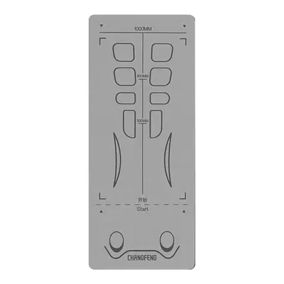 Verdickte Bauchroller-Matte mit Kniepolster - 6