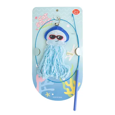 Artificial Fish Cat Toy with Extended Tassel, Relieves Boredom - 6