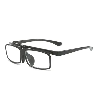 Men's Flip-Top Anti-Blue Light Reading Glasses, Large Frame