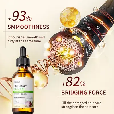 Biotin Saç Yağı, Soğan ve Biberiye Özlü Bitkisel Saç Bakım Sıvısı - 5