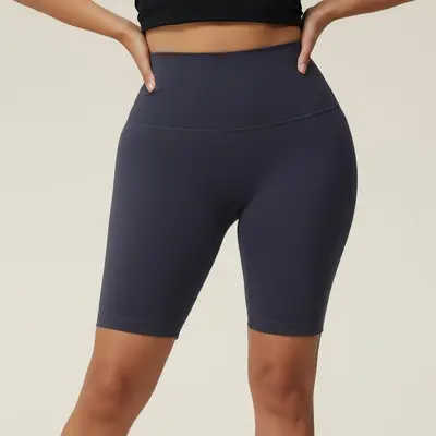 Große Größen Sporthose mit hohem Bund und Bauchkontrolle, hochelastisch, dünn - 12
