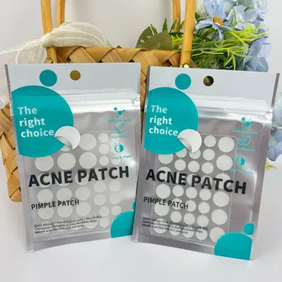 Transparent Round Hydrocolloid Pimple Patch with Essential Oil