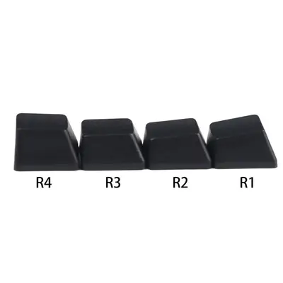 PBT kazınmamış klavye tuş takımı 1u kalınlaştırılmış mekanik klavye R1 R2 R3 R4 son derece kişiselleştirilmiş tek renkli çok renkli gökkuşağı eşleştirme - 12