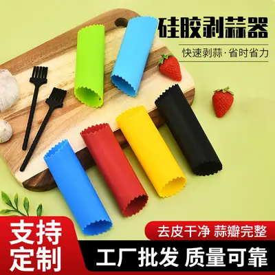 Silikon-Knoblauchschäler manueller Pressentyp Knoblauch-Schälwerkzeug Knoblauch-Schäler mit Handbetrieb Knoblauch-Schäler Küchen-Gadget