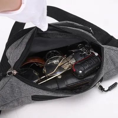 Men's and Women's Sports Waist Bag, Multifunctional Phone Bag for Running