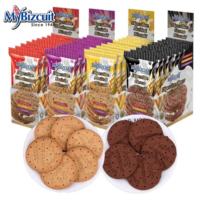 Malaysian McBike Whole Wheat Biscuits, 60g, Grape Malt and Cocoa Flavour