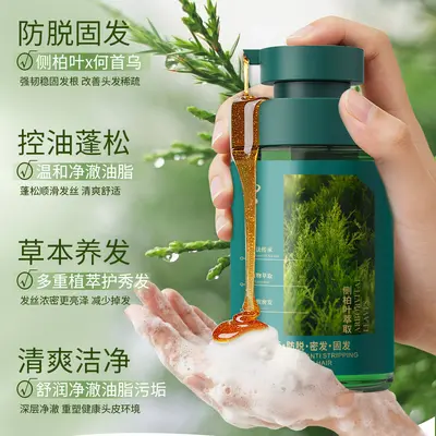 Anti-Haarausfall-Shampoo mit Heshouwu und Platycladus