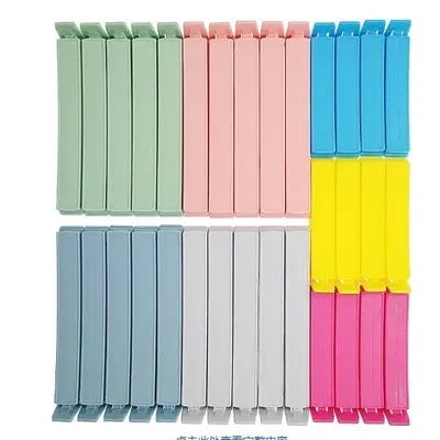 Food-Grade Plastic Bag Clips, Magnetic, 20 Pcs