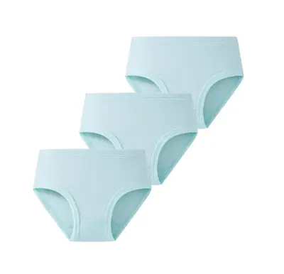Kız Çocuk %100 Pamuklu Düz Renk Slip Külot - 10