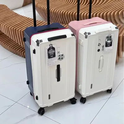 1035 Password Suitcase, Large Capacity, Silent Universal Wheels - 2