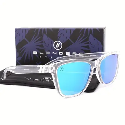 Blenders Unisex Square Sunglasses UV400 Polarized - 4