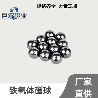 Ferrite Magnet Factory Wholesale Ferrite Black Magnets Magnetic Polished Magnetic Balls Solid Steel Balls