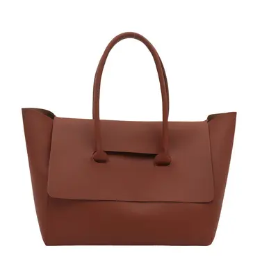 Women's Single-Shoulder Underarm Bag, Large Capacity, Solid Color - 9