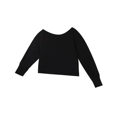 Women's Plus Size Off-Shoulder Long Sleeve Top, Casual Fit, 9321 - 7