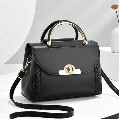Small Square Women's Handbag, Elegant Crossbody Bag - 8